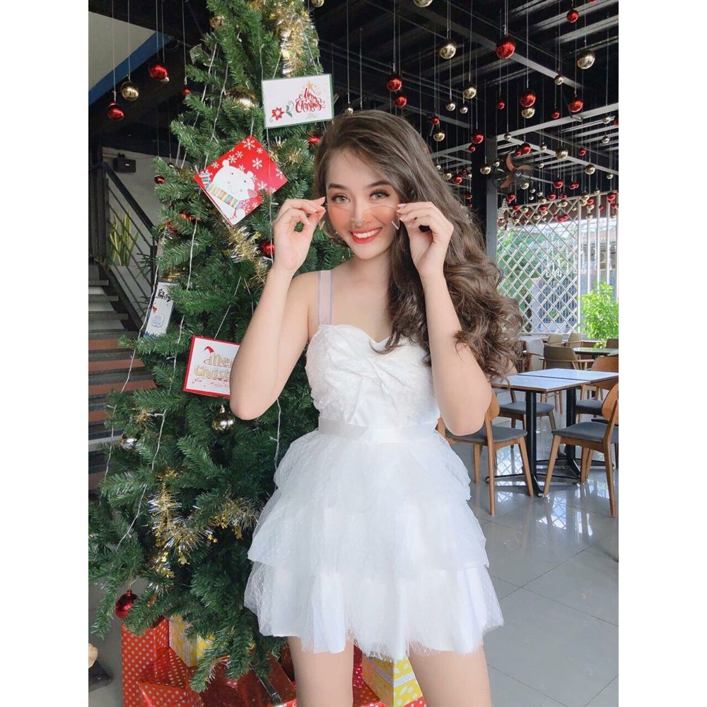 Đầm ren xoắn thiết kế