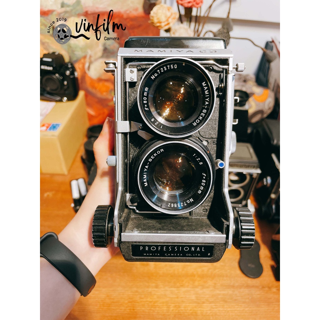 Ống kính lens máy ảnh film TLR Mamiyaflex Mamiya C2, C3