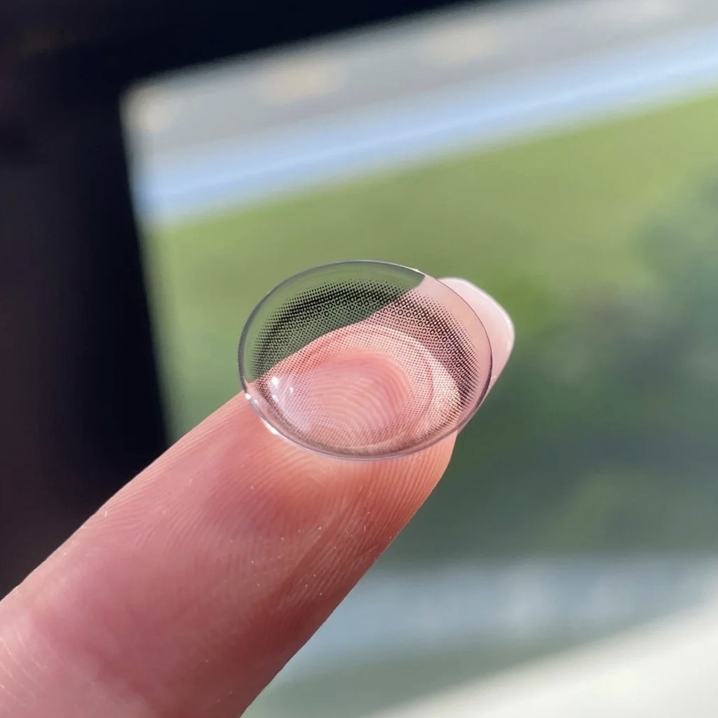 (Hàng Mới Về) 1 Cặp Kính Áp Tròng DUO XIU Màu Sắc Thời Trang lens thời trang Kính Áp Tròng Dùng Một Năm 0Độ