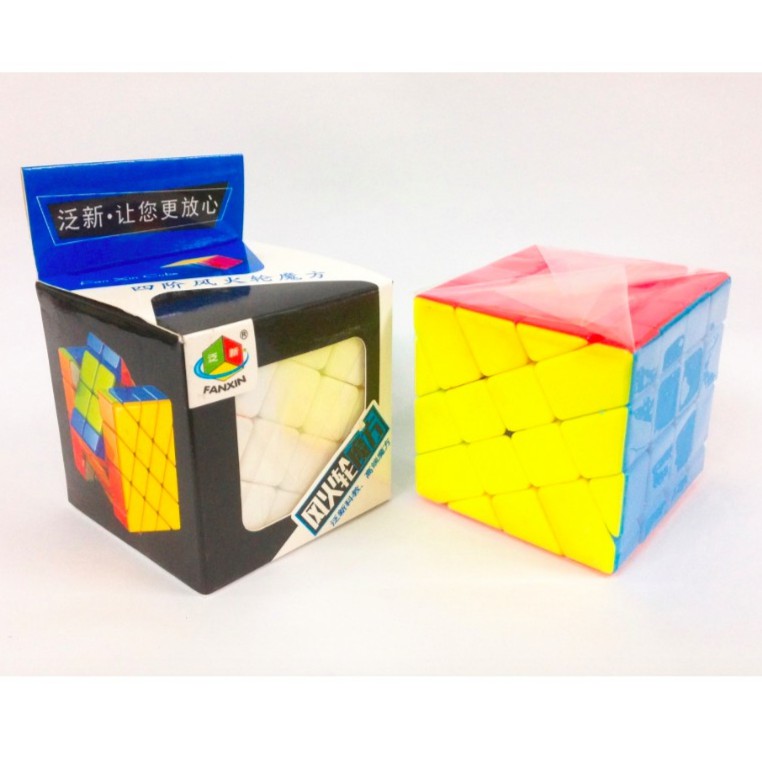 FanXin 4x4 Windmill Cube Stickerless Rubik Biến Thể 6 Mặt