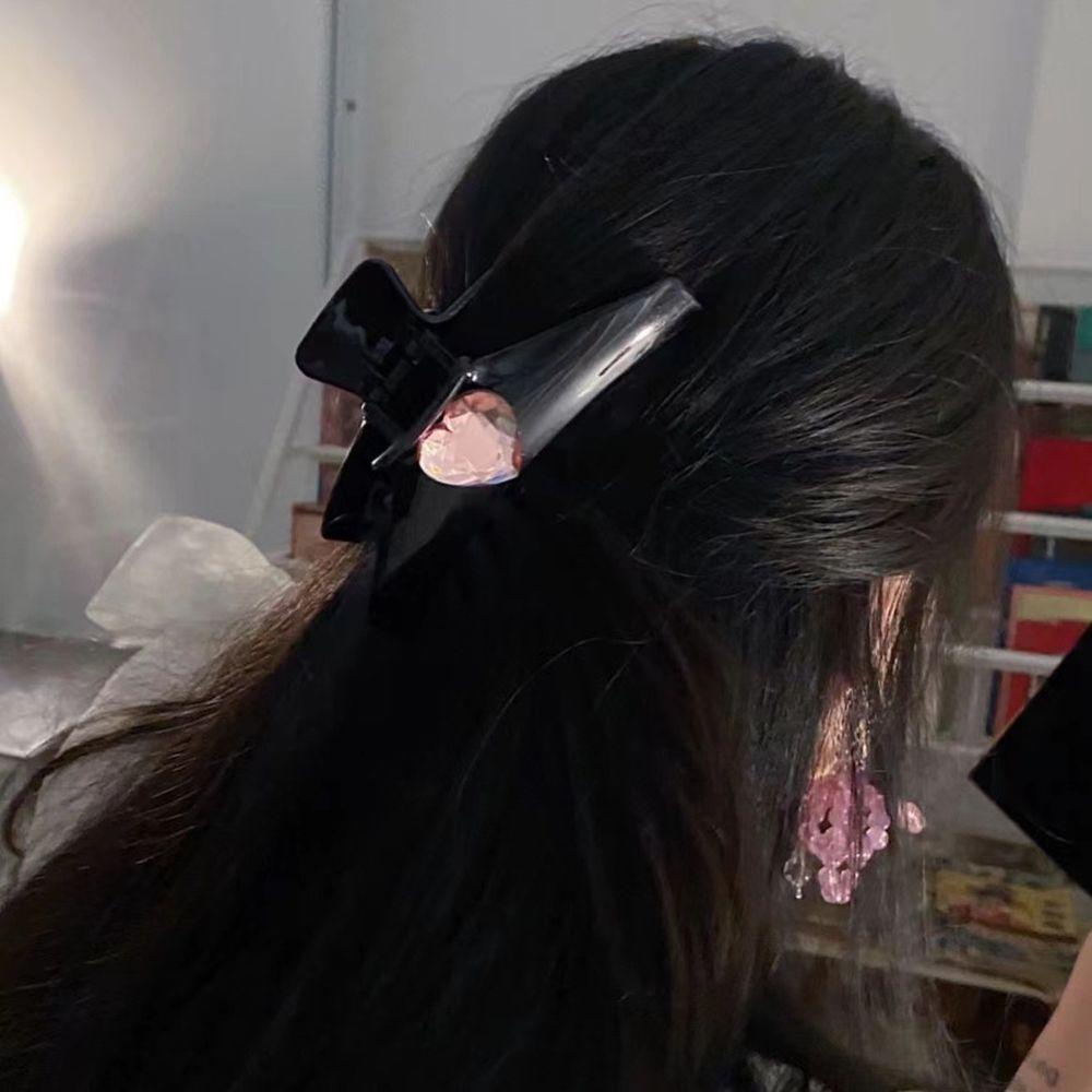 Kẹp Tóc Càng Cua Bằng Acrylic Màu Sắc Ngọt Ngào Phong Cách Hàn Quốc Dễ Phối Đồ