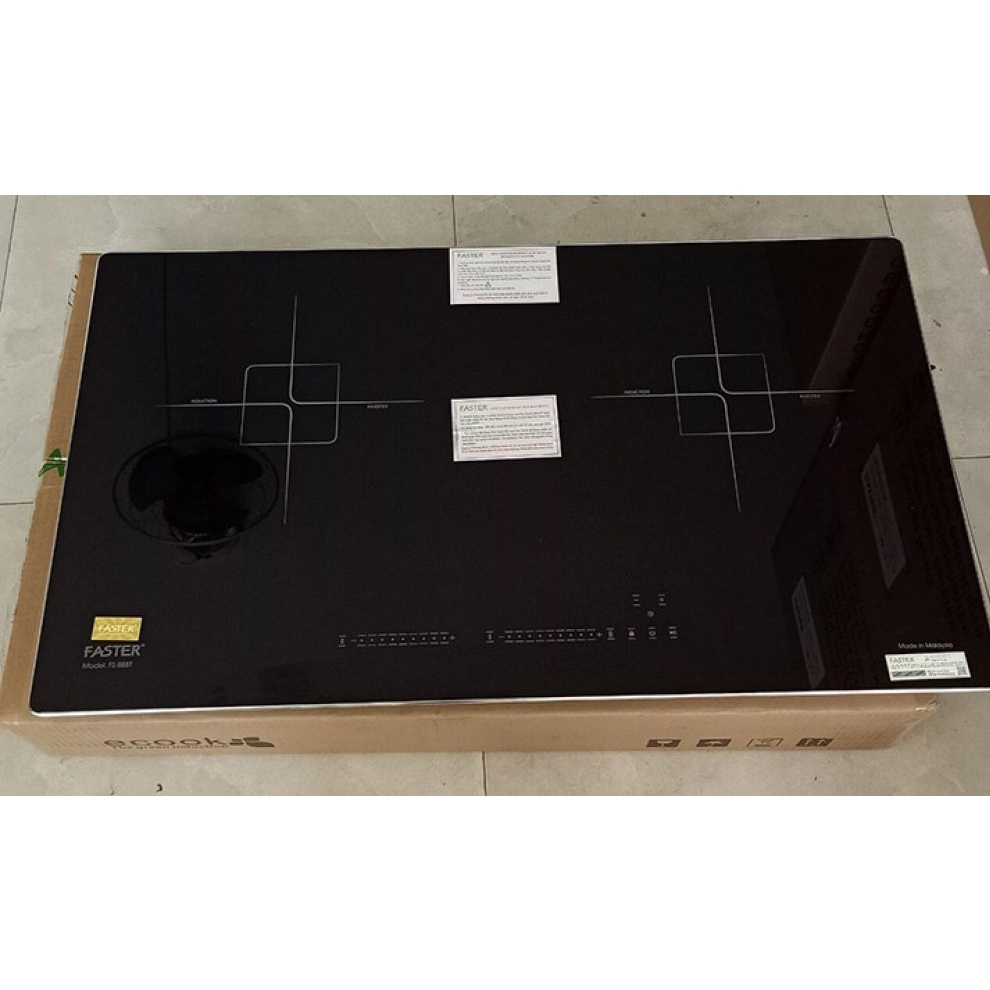 Bếp từ đôi Faster FS 888T - Nhập khẩu Malaysia, Bếp 2 từ Inverter tiết kiệm điện, Bảo Hành 3 Năm
