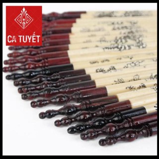 Đũa thờ 10 đôi cắm thẳng gỗ hương