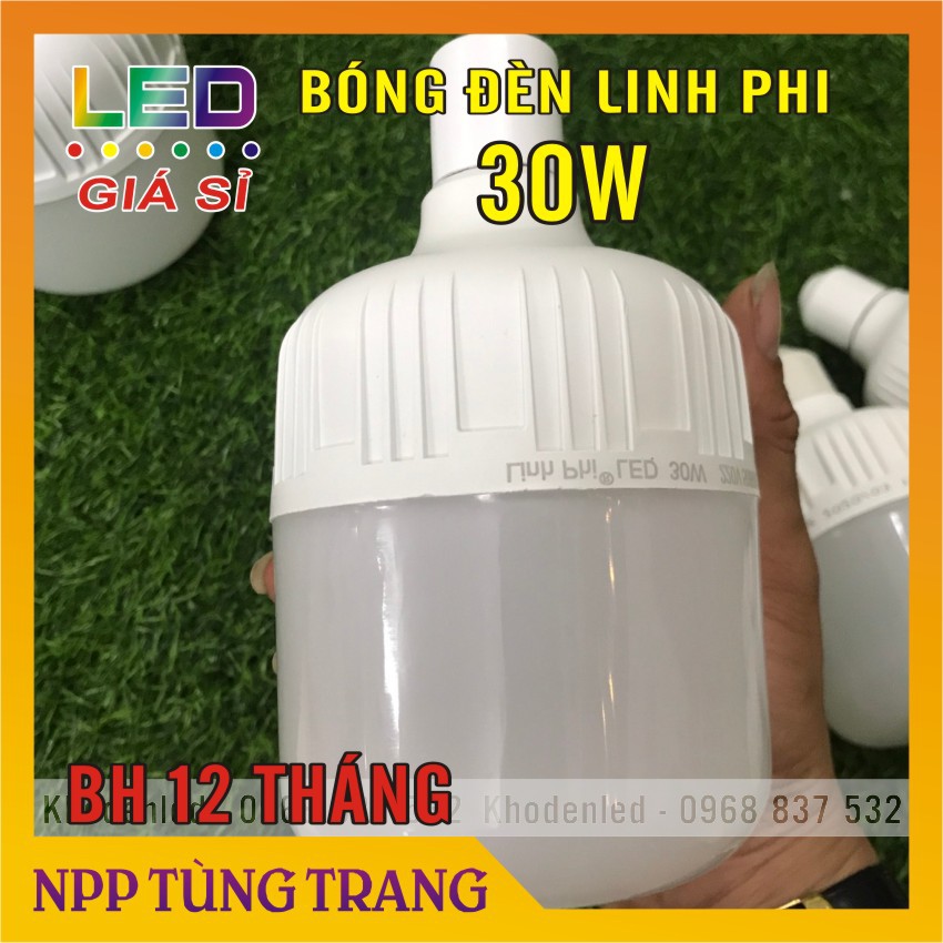 Bóng đèn Led trụ 30W Siêu sáng - tiết kiệm điện