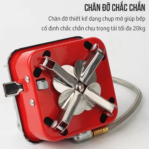 [KHÔNG DÂY] Bếp ga du lịch mini dã ngoại gấp gọn đa năng tiện lợi- TR393 ,có van điều chỉnh ga cao cấp
