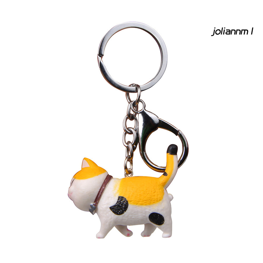 Móc Khóa Hình Mèo Chubby Mini Dễ Thương