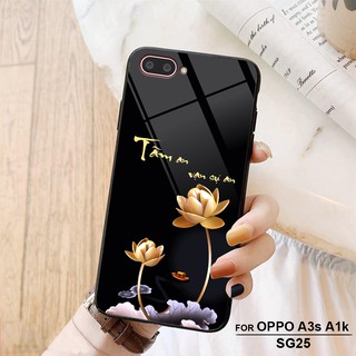 ỐP lưng kính 3D OPPO A3S,A1K, ỐP điện thoại OPPO A3S,A1K thế hệ mới siêu sang Son Store