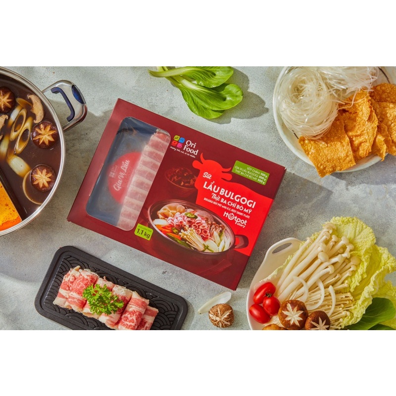 Lẩu Bulgogi ba chỉ bò Mỹ 1.1kg | BigBuy360 - bigbuy360.vn