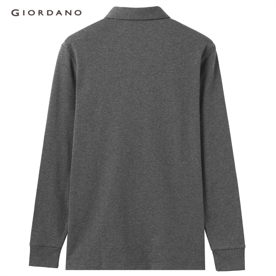 Áo thun Giordano 01011782 polo nhám dày thêu hình cho nam | BigBuy360 - bigbuy360.vn