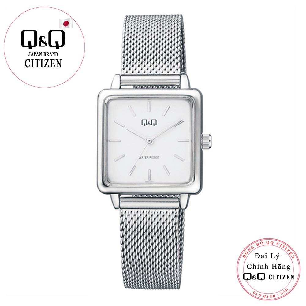 Đồng hồ Unisex Q&Q Citizen QB51J201Y dây kim loại thương hiệu Nhật Bản
