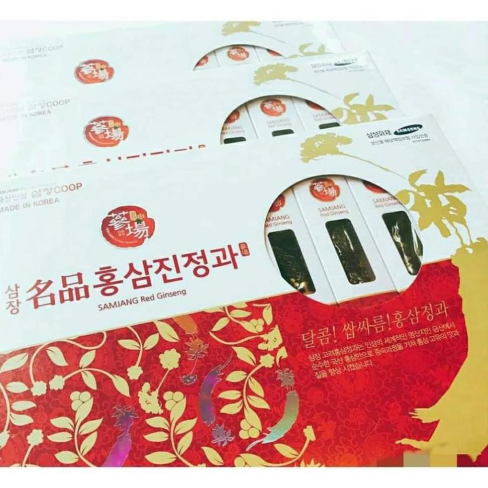 Hồng sâm núi nguyên củ tẩm mật ong Samjang Hàn Quốc date 11.2024