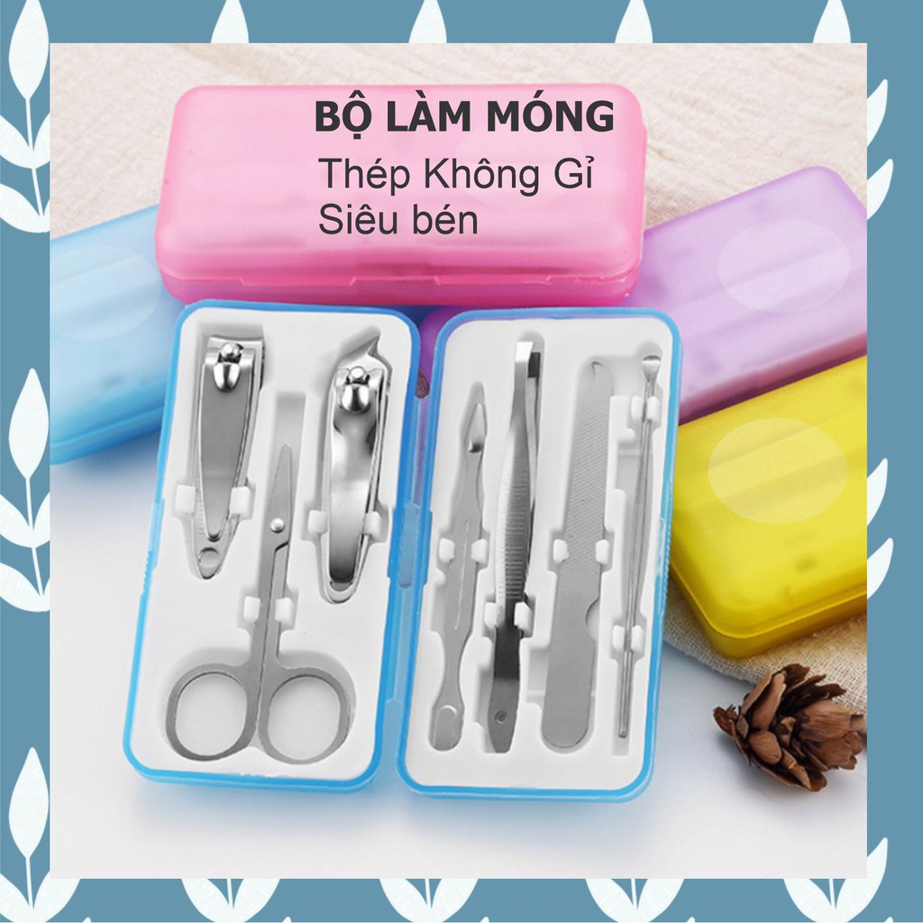 Bộ làm móng dụng cụ làm móng cắt móng tay 7 món siêu bén