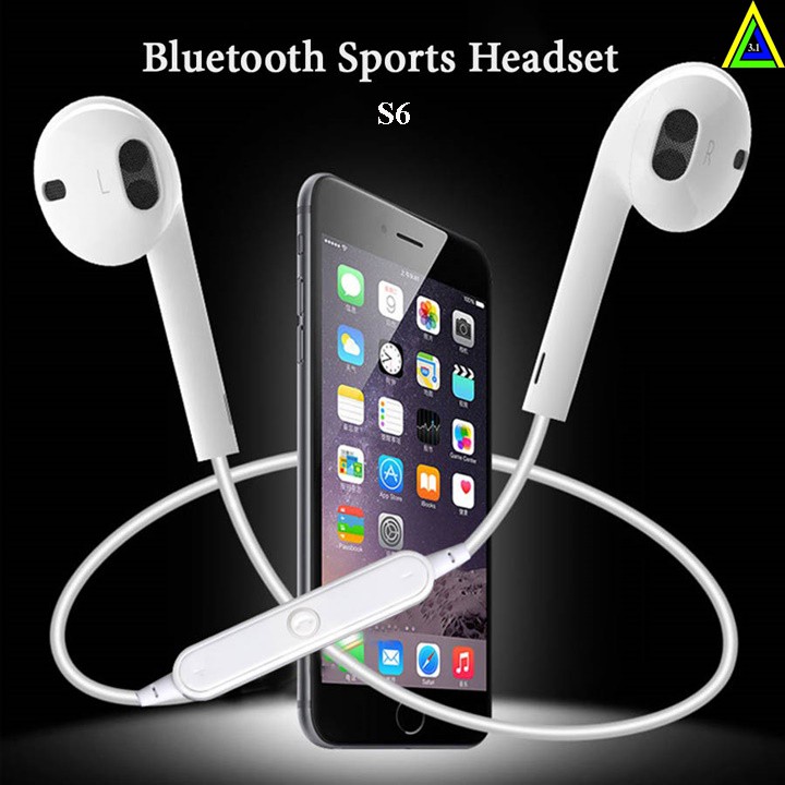 Tai nghe Bluetooth S6 kiểu dáng Sport vòng cổ tiện lợi