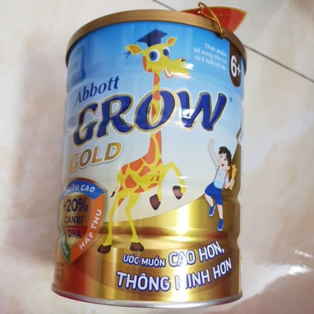 Sữa bột Abbott Grow Gold 6+ 900g cho trẻ từ 6 tuổi