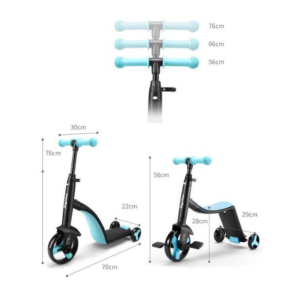 XE SCOOTER CHO BÉ - SCOOTER NADLE 3IN1