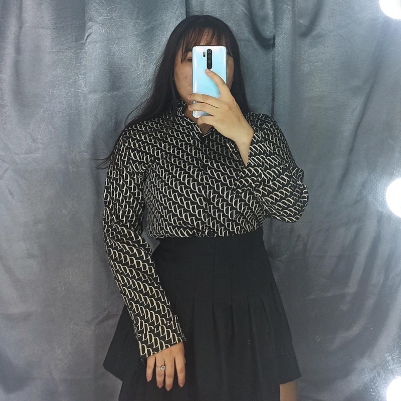 ÁO SƠ MI HOẠ TIẾT CHỮ D BIGSIZE 60-90kg