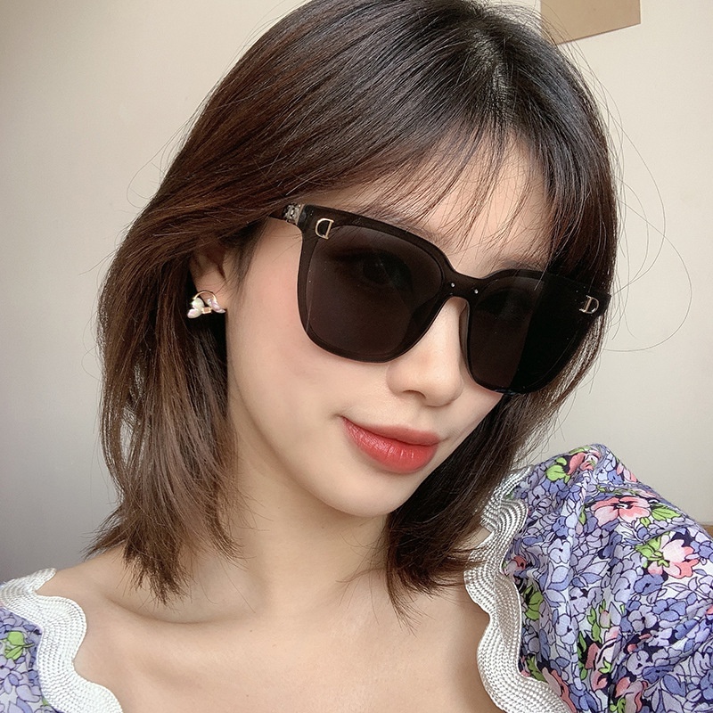 Kính mát nữ chống tia UV thời trang phong cách Hàn Quốc đẹp giá rẻ cute HANASO 212