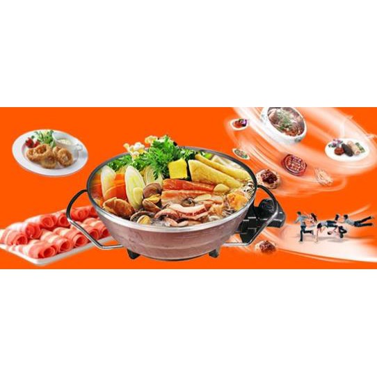 Chảo Lẩu Điện Đa Năng Osaka/Oktashi Nhật Bản Có Xửng Hấp