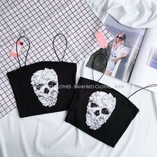 ÁO CROPTOP ĐẦU LÂU
