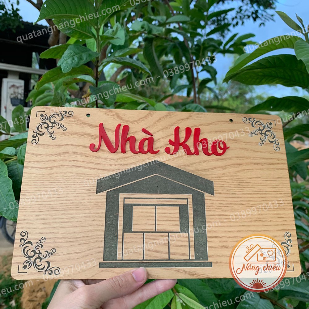 Bảng treo cửa nhà kho, văn phòng, trang trí phòng làm việc In và thiết kế theo yêu cầu
