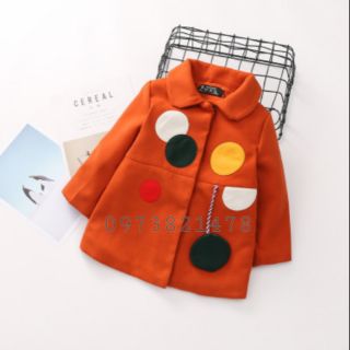 Áo dạ bé gái hàng Quảng Châu