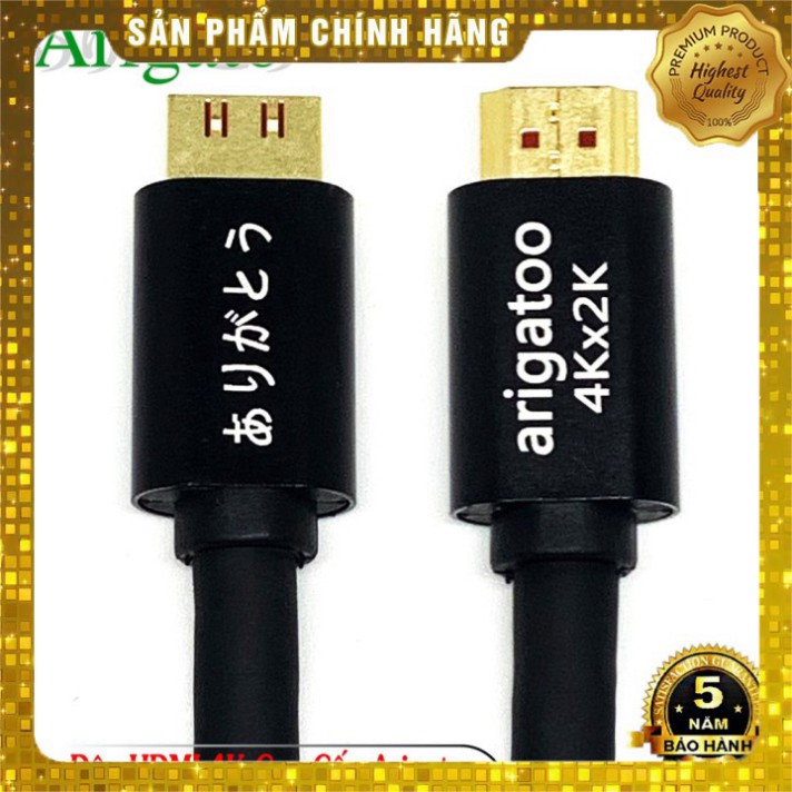 (Xả Kho) Dây HDMI 4k, cáp hdmi xịn 2.0 Cao Cấp Arigato 5m Gía Sỉ=Gía Lẻ