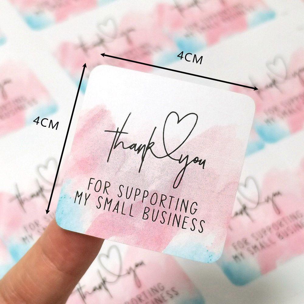 Set 100 Sticker Cảm Ơn Bạn Kích Thước 4 * 4cm