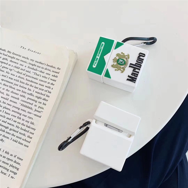 Vỏ Bọc Hộp Sạc Tai Nghe Airpods 1 / 2 Bằng Silicone Chống Trượt Hình Hoạt Hình Ngộ Nghĩnh | BigBuy360 - bigbuy360.vn