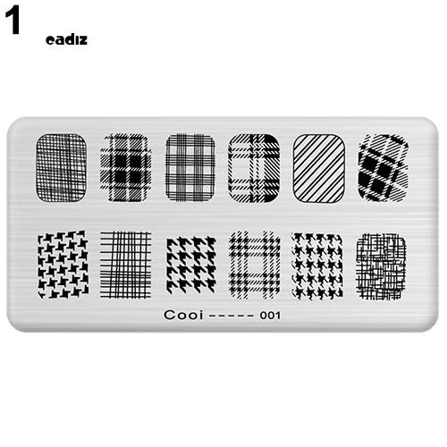 Khuôn in họa tiết móng tay nhiều hình ảnh độc đáo dễ sử dụng