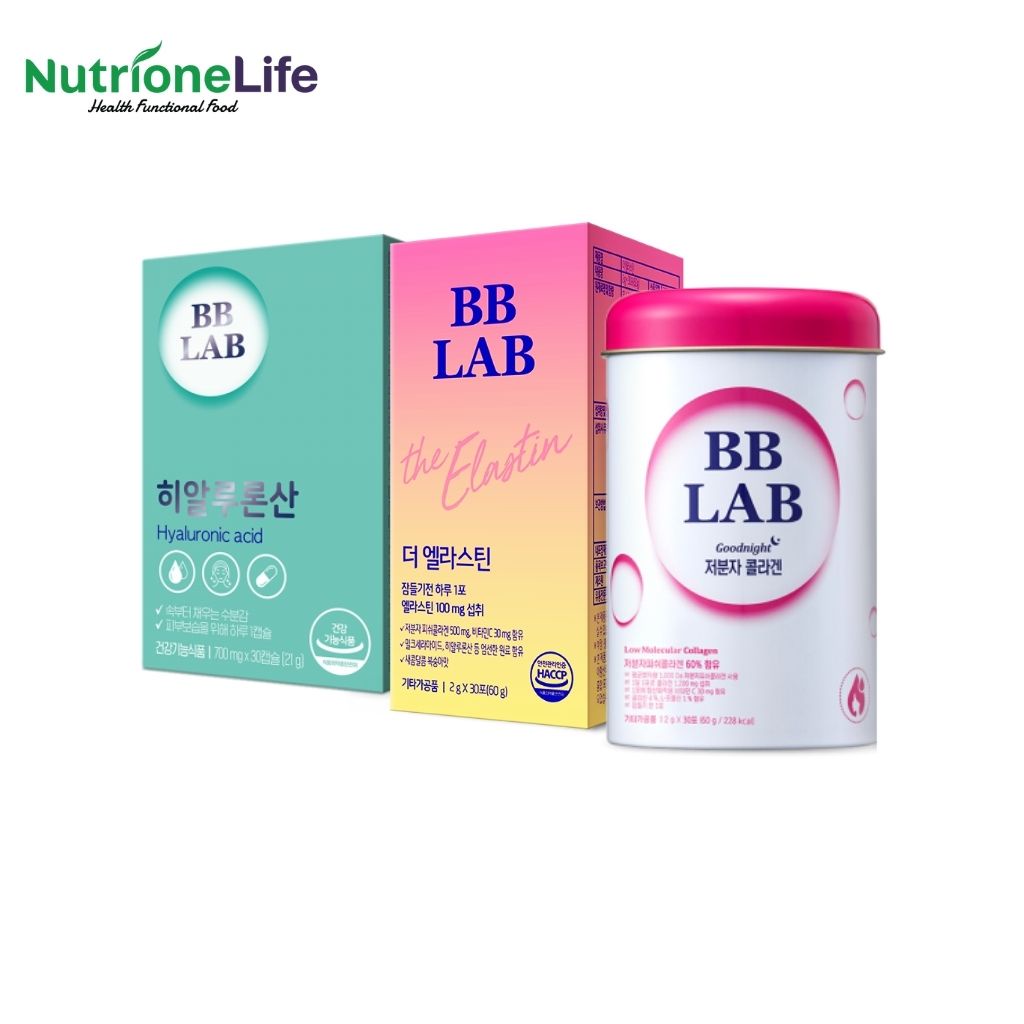 Combo 3 Hộp Viên Uống Cấp Ẩm Và Bột Uống BB LAB Bổ Sung Nhiều Dưỡng Chất Giúp Da Khỏe Mạnh, Tươi Sáng 30Viên/Hộp