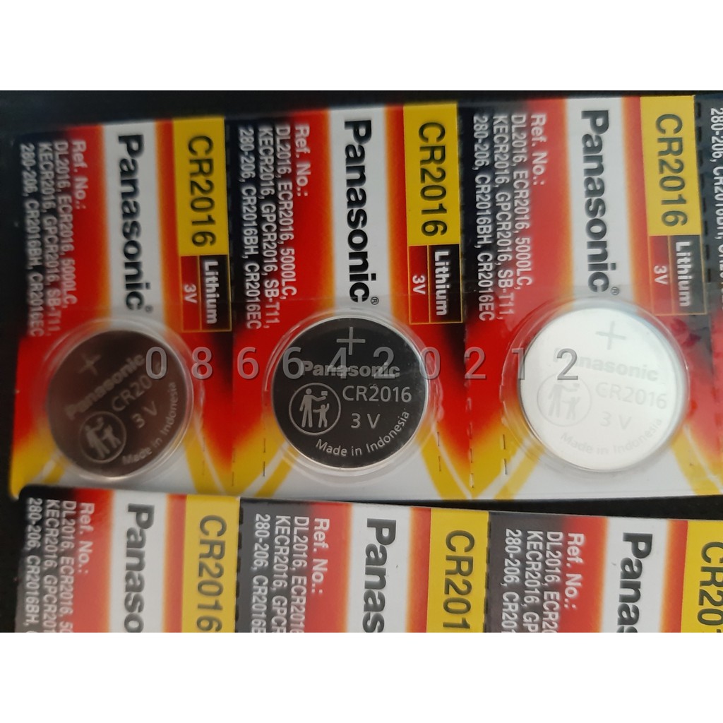Pin núc Panasonic CR2032 / CR2025 / CR2016 / CR1220 / CR1632 / LR44/2B5 Chính Hãng
