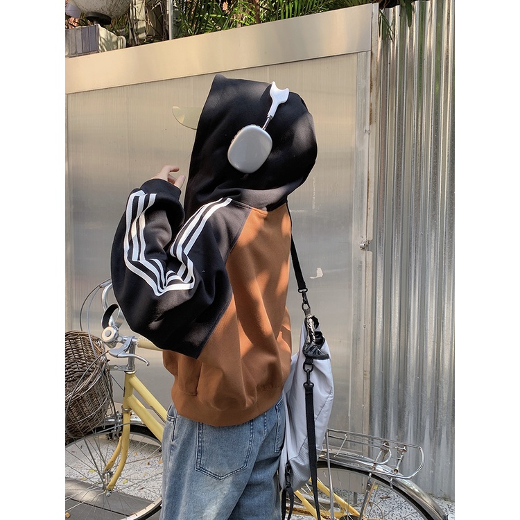 Áo khoác lửng tay dài có mũ trùm đầu thời trang dành cho nữ