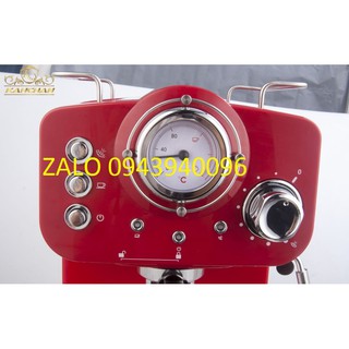 Máy pha cà phê espresso kiểu ý kahchan - EP9139-ĐỎ
