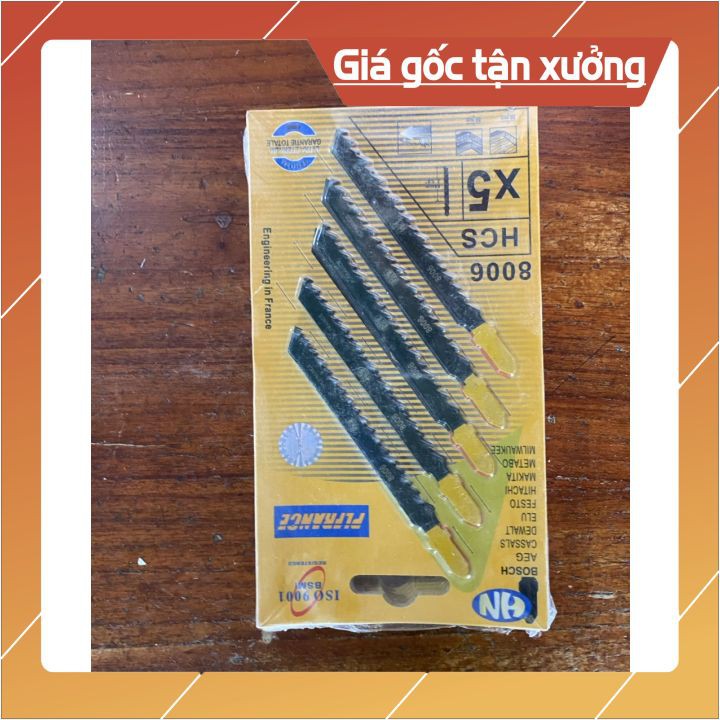 Lưỡi cưa, Lưỡi cưa sọc GỖ và SẮT => HÀNG CAO CẤP 1 vỉ = 5 mũi ❖CHẤT LIỆU THÉP SIÊU CỨNG CHỐNG GÃY, CHỐNG RỈ SÉT