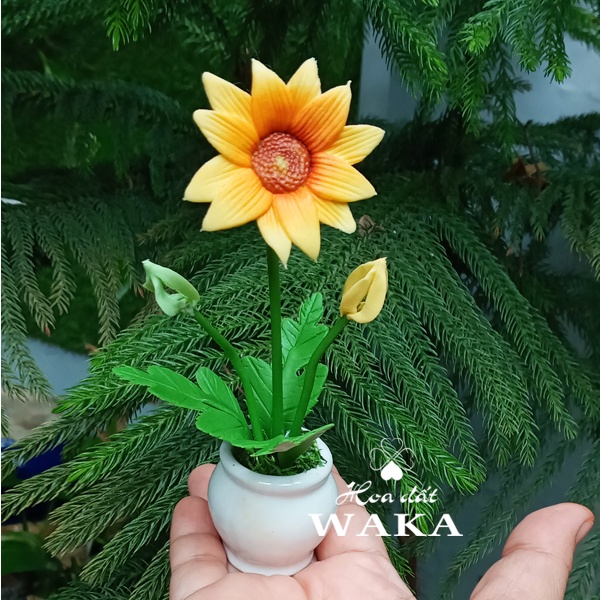 Hoa Đất Sét Mini- Hoa Hướng dương