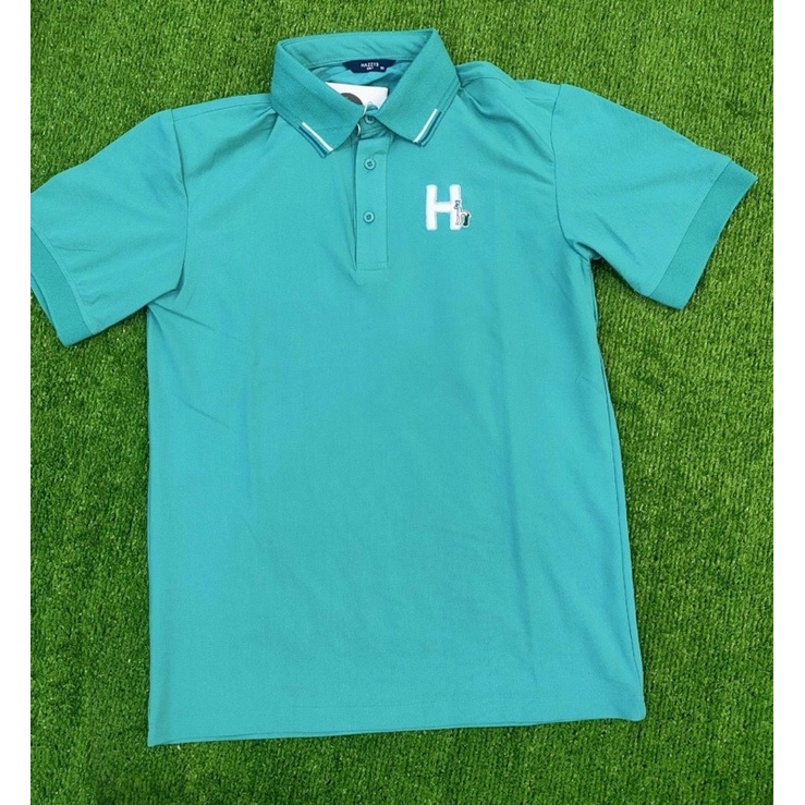 Áo golf cộc tay Hazzy’s chất liệu cotton thấm hút mồ hôi form dáng chuẩn đẹp