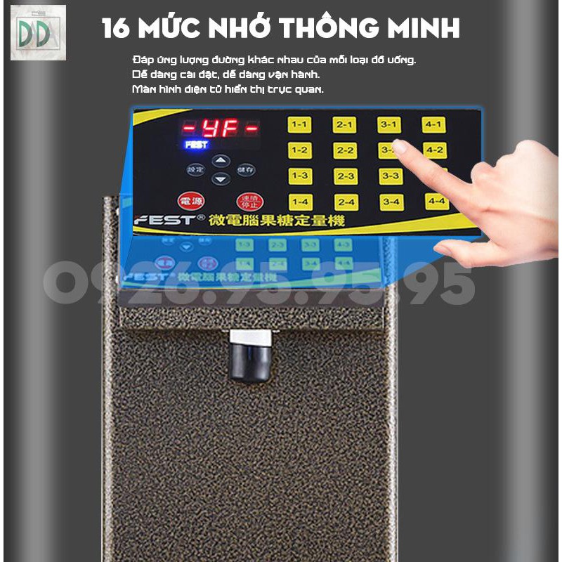 Máy Định Lượng Đường FEST RC16 - Dong định lượng - Hàng chuẩn chính hãng - Máy Móc Thiết Bị Pha Chế