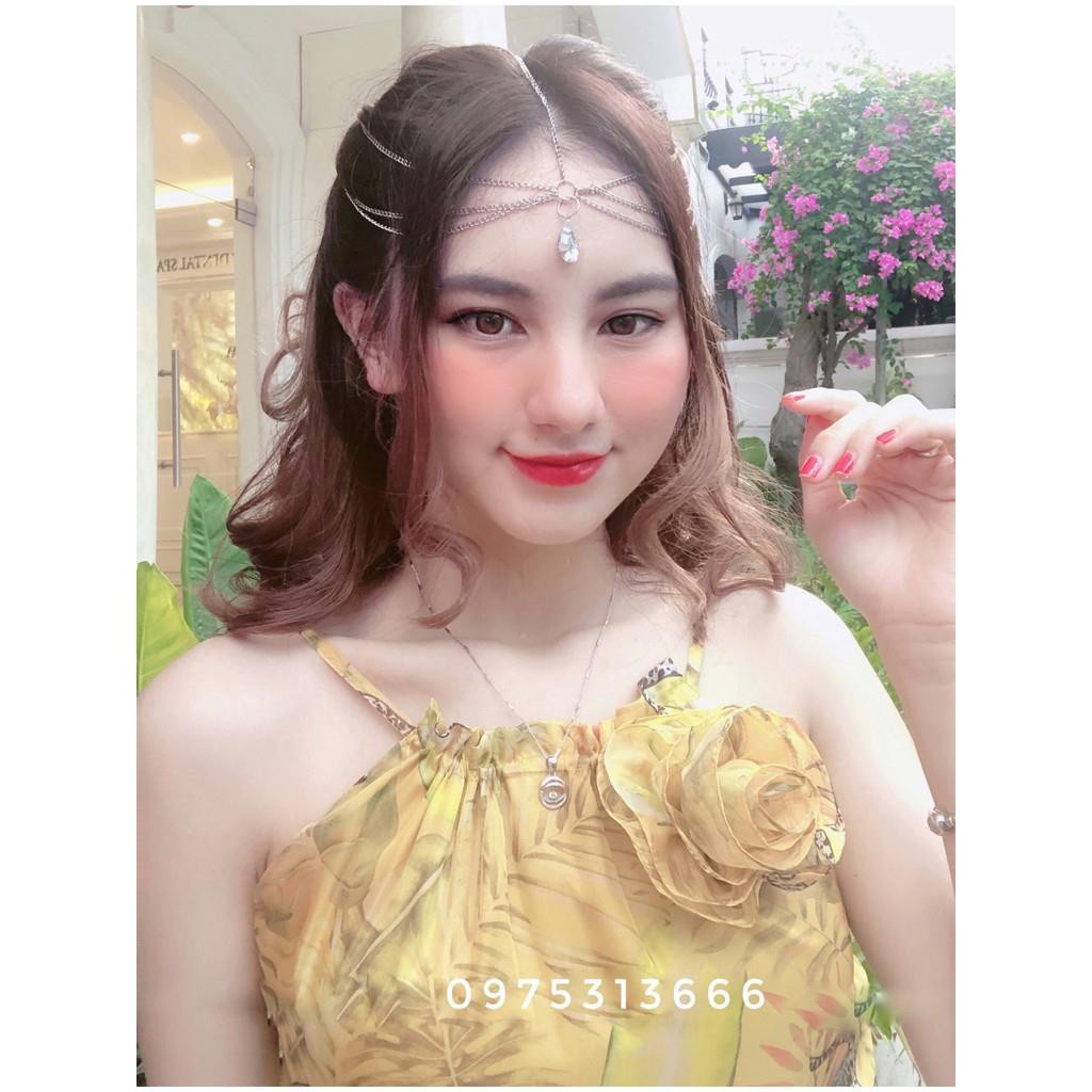 Đầm Cổ Yếm, Váy Maxi Đi Biển V136, Chất Voan Mềm Mướt, Họa Tiết Hoa Vàng, Hồng, Cam, Tím, Xanh Siêu Hack Dáng | BigBuy360 - bigbuy360.vn