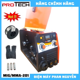 Máy hàn mig không dùng khí 5 chức năng protech mig / mma 201 mig mini -