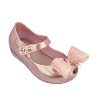 Giày búp bê nhựa phối nơ dễ thương cho bé gái 32414