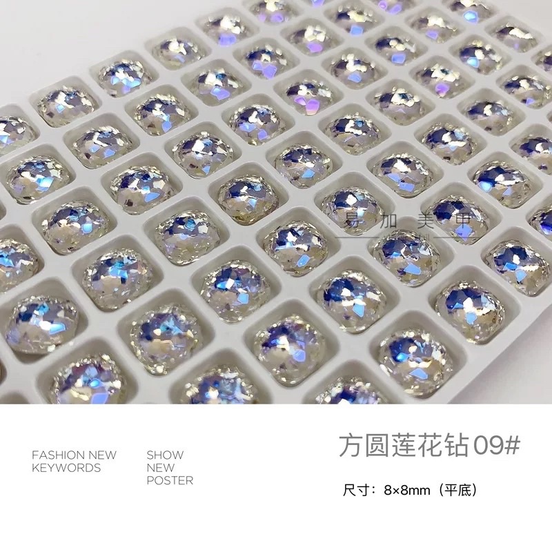 Đá hình vuông đính móng