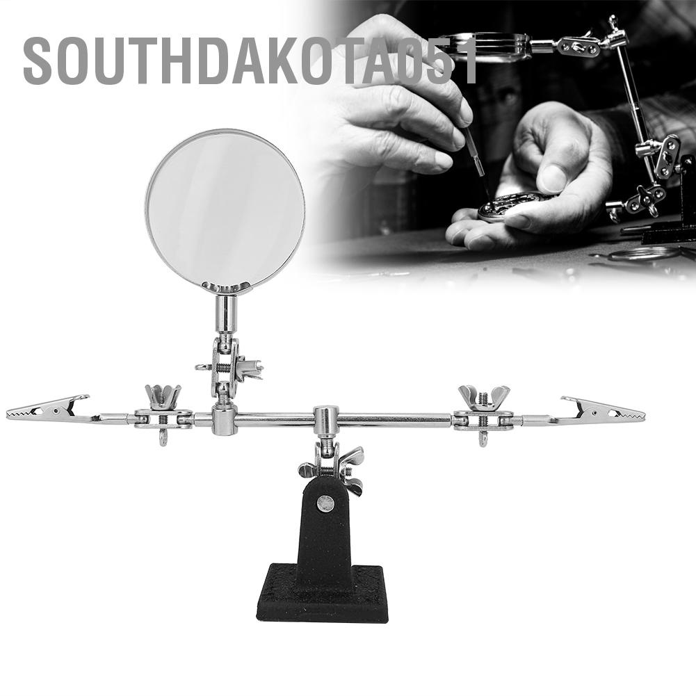 Giá Đỡ Hàn Điện Tử Cầm Tay DIY Kính Phóng Đại 5X