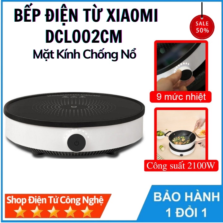 Bếp điện từ Xiaomi Youth Lite DCL002CM- bếp điện cảm ứng từ mặt kính