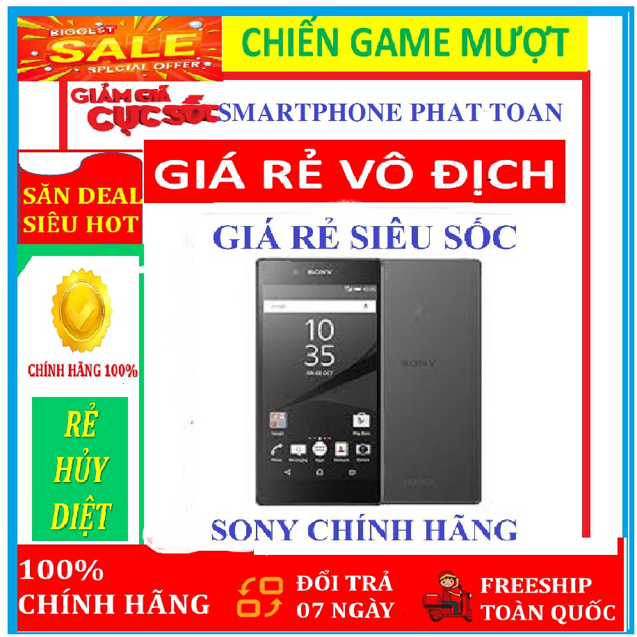 điện thoại Sony Xperia Z5 ram 3G/32G mới, Chơi game nặng mượt