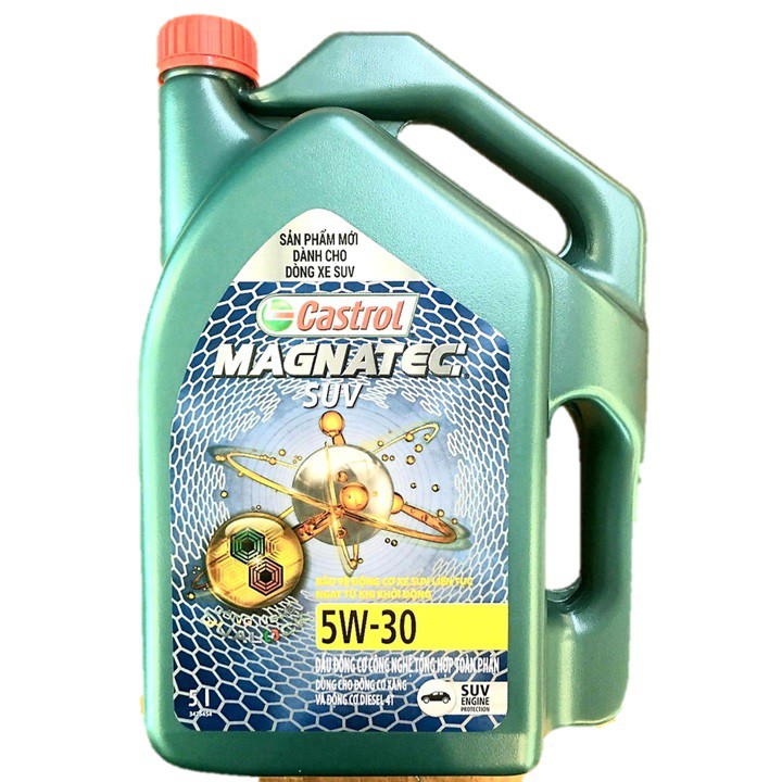 [HÀNG CHÍNH HÃNG] Nhớt xe hơi cao cấp cho xe Suv CASTROL MAGNATEC SUV 5W30 5L