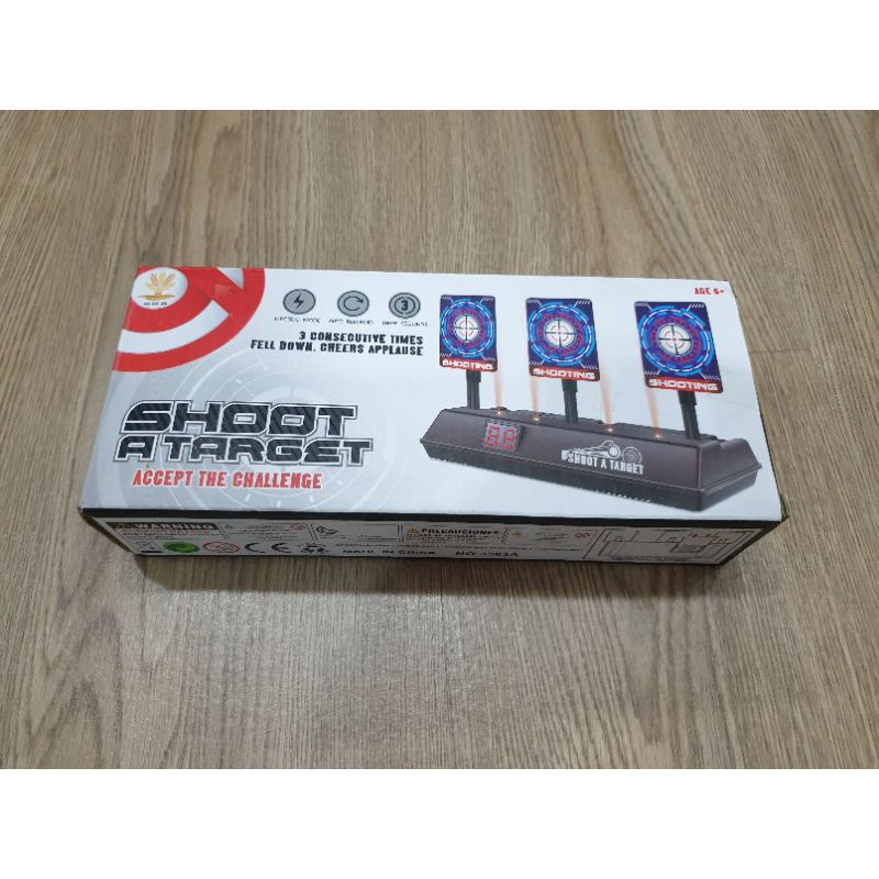 Bia điện tử tự động ghi điểm dành cho tập bắn sú.ng Nerf, sún.g đạ.n thạch Shoot a target