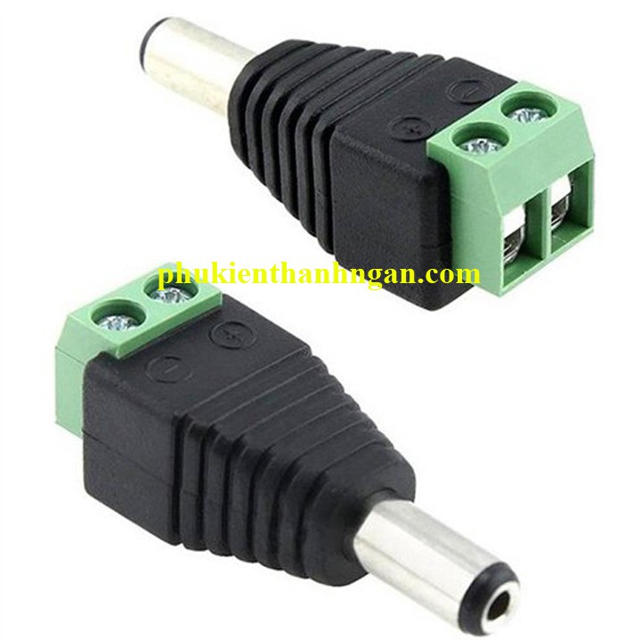 10 jack DC nguồn 12v VẶN VÍT - jack DC VẶN VÍT - jack 12v - jack nguồn camera - dc10vv