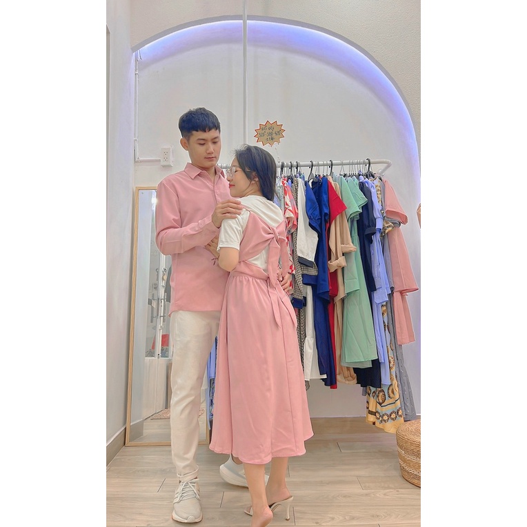 [Freeship] Set đồ đôi nam nữ couple đáng yêu dễ thương thời trang Miamo TN121 (Kèm ảnh thật)