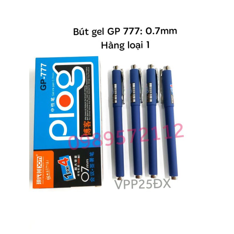 1hộp 12 cái Bút bi nước GP777 loại 1