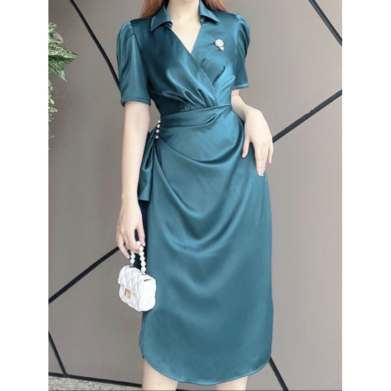 Váy body lụa tiệc